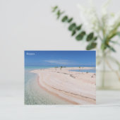 tropischer Strand von Rangiroa Postkarte (Stehend Vorderseite)