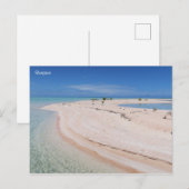 tropischer Strand von Rangiroa Postkarte (Vorne/Hinten)