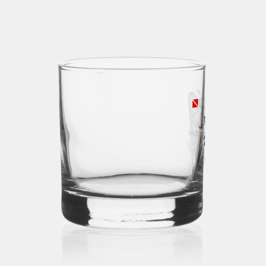 Tropischer Strand Whiskyglas (Rechts)