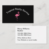 Tropischer Strand-wirkliches Anwesen Visitenkarte (Vorne/Hinten)