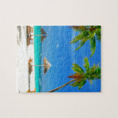 TROPISCHER STRAND-WUNSCH WAREN SIE HIER PUZZLE (Horizontal)