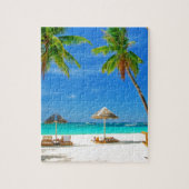 TROPISCHER STRAND-WUNSCH WAREN SIE HIER PUZZLE (Vertikal)