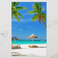 TROPISCHER STRAND, WÜNSCHEN SIE HIER KUSTOM POSTCA