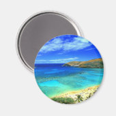 TROPISCHER STRAND, WÜNSCHEN SIE HIER KUSTOM POSTCA MAGNET (Vorderseite/Rückseite)