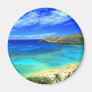 TROPISCHER STRAND, WÜNSCHEN SIE HIER KUSTOM POSTCA MAGNET