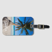 Tropischer Strandtraum Personalisiert Gepäckanhänger (Vorderseite (Horizontal))