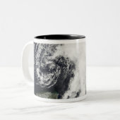 Tropischer Sturm Alberto Zweifarbige Tasse (Vorderseite Links)