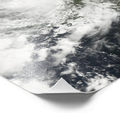 Tropischer Sturm Arthur Fotodruck (Ecke)