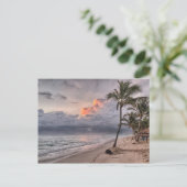 Tropischer Sturm auf Postkarte (Stehend Vorderseite)