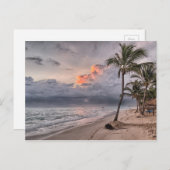 Tropischer Sturm auf Postkarte (Vorne/Hinten)