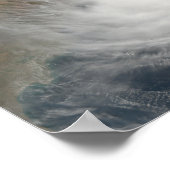 Tropischer Sturm Bijli Poster (Ecke)