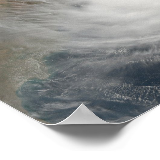 Tropischer Sturm Bijli Poster (Ecke)