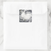 Tropischer Sturm Chanchu 2 Quadratischer Aufkleber (Tasche)