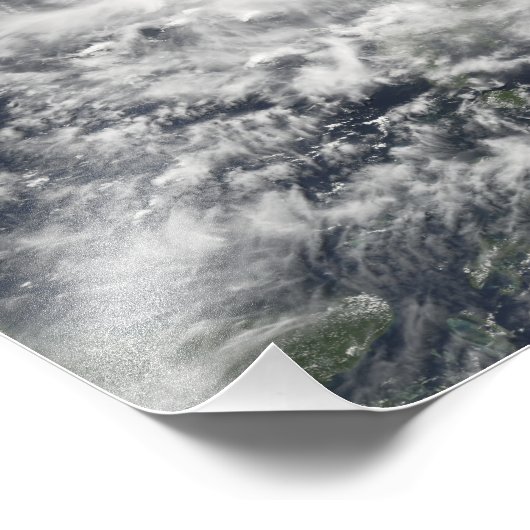 Tropischer Sturm Chanchu Fotodruck (Ecke)