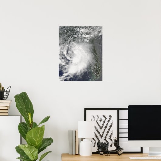 Tropischer Sturm Claudette Poster (Heimbüro)