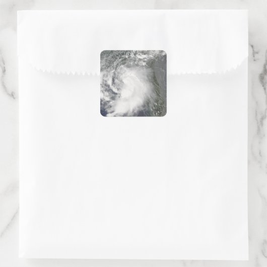 Tropischer Sturm Claudette Quadratischer Aufkleber (Tasche)