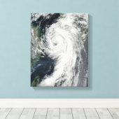 Tropischer Sturm Dianmu Leinwanddruck (Insitu (Holzboden))