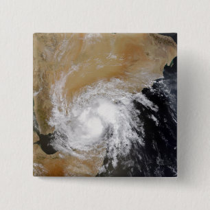 Tropischer Sturm Drei im nördlichen Indischen Ozea Button