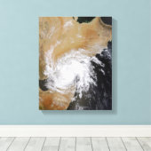 Tropischer Sturm Drei im nördlichen Indischen Ozea Leinwanddruck (Insitu (Holzboden))