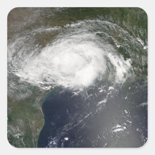 Tropischer Sturm Edouard 2 Quadratischer Aufkleber (Vorderseite)