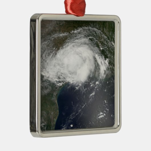 Tropischer Sturm Edouard 2 Silbernes Ornament (Rechts)