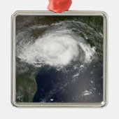 Tropischer Sturm Edouard 2 Silbernes Ornament (Vorne)