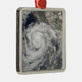 Tropischer Sturm Emilia Silbernes Ornament (Rechts)