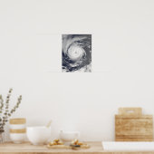 Tropischer Sturm Guillermo Poster (Küche)