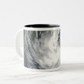 Tropischer Sturm Gustav 2 Zweifarbige Tasse (Vorderseite Links)