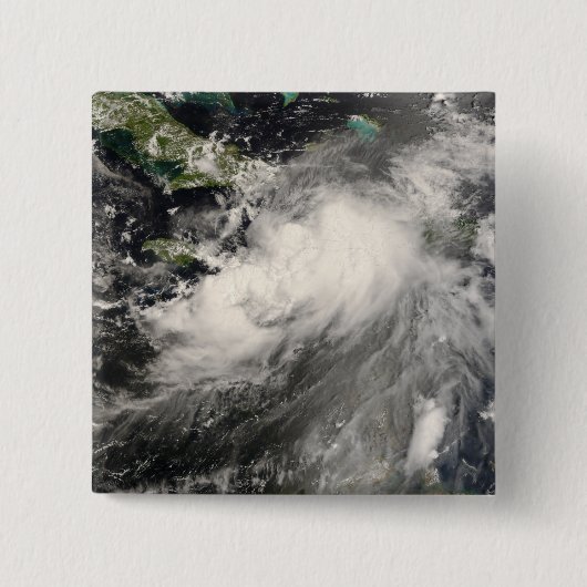 Tropischer Sturm Gustav im Karibischen Meer Button (Vorderseite)