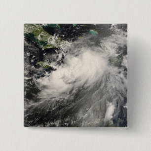 Tropischer Sturm Gustav im karibischen Meer Button