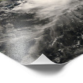 Tropischer Sturm Gustav im Karibischen Meer Fotodruck (Ecke)