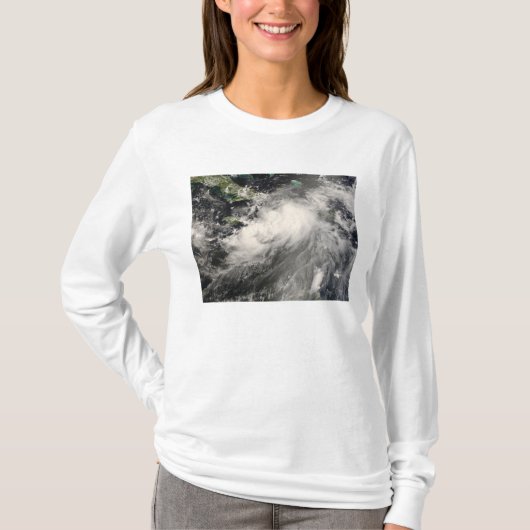 Tropischer Sturm Gustav im Karibischen Meer T-Shirt (Vorderseite)