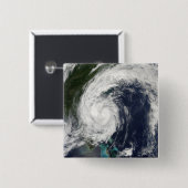 Tropischer Sturm Hanna über der Ostküste Button (Vorne & Hinten)