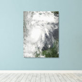 Tropischer Sturm Hermine im Golf von Mexiko Leinwanddruck (Insitu (Holzboden))