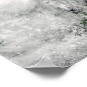 Tropischer Sturm Hermine im Golf von Mexiko Poster (Ecke)