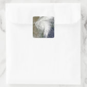 Tropischer Sturm Hermine über Texas Quadratischer Aufkleber (Tasche)