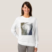 Tropischer Sturm Hermine über Texas T-Shirt (Vorne ganz)