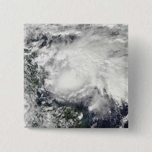 Tropischer Sturm II in der Karibik Button (Vorderseite)