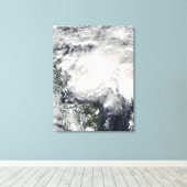 Tropischer Sturm II in der Karibik Leinwanddruck (Insitu (Holzboden))