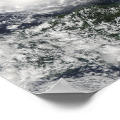 Tropischer Sturm II in der Karibik Poster (Ecke)