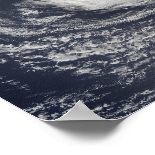 Tropischer Sturm im zentralen Pazifik Poster (Ecke)