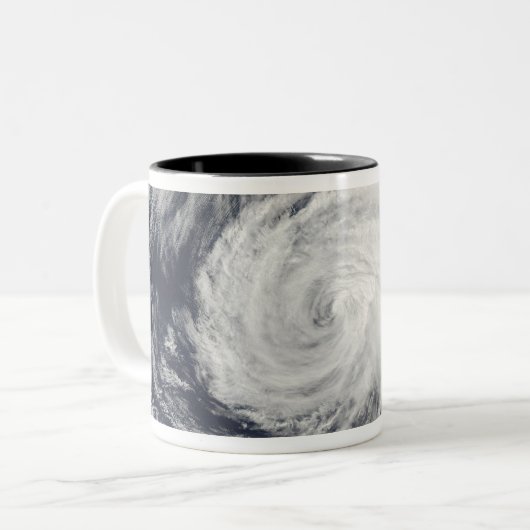 Tropischer Sturm im zentralen Pazifik Zweifarbige Tasse (Vorderseite Links)