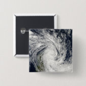 Tropischer Sturm Jade über Madagaskar Button (Vorne & Hinten)