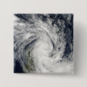 Tropischer Sturm Jade über Madagaskar Button (Vorderseite)