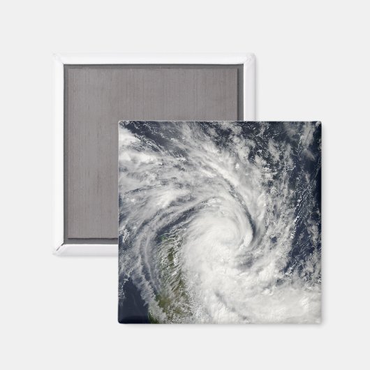 Tropischer Sturm Jade über Madagaskar Magnet (Vorderseite/Rückseite)