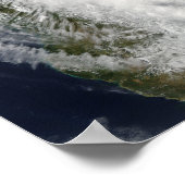 Tropischer Sturm Jade über Madagaskar Poster (Ecke)