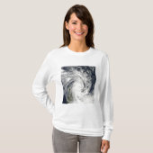 Tropischer Sturm Jade über Madagaskar T-Shirt (Vorne ganz)