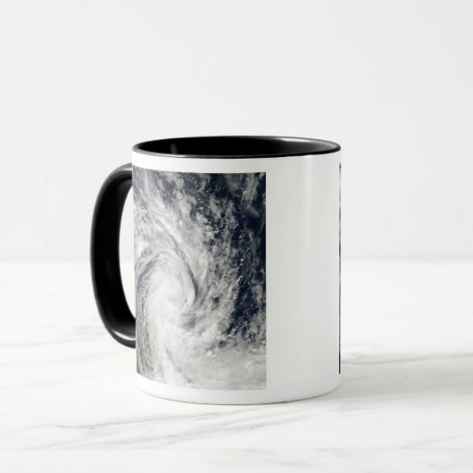Tropischer Sturm Jade über Madagaskar Tasse (Vorderseite Links)