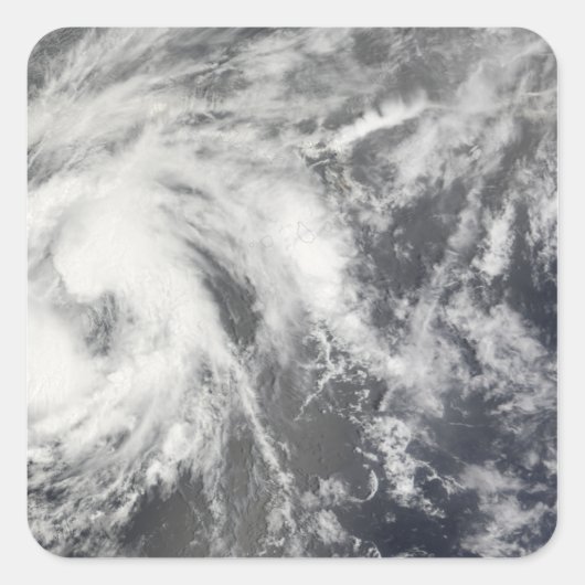 Tropischer Sturm Josephine Quadratischer Aufkleber (Vorderseite)